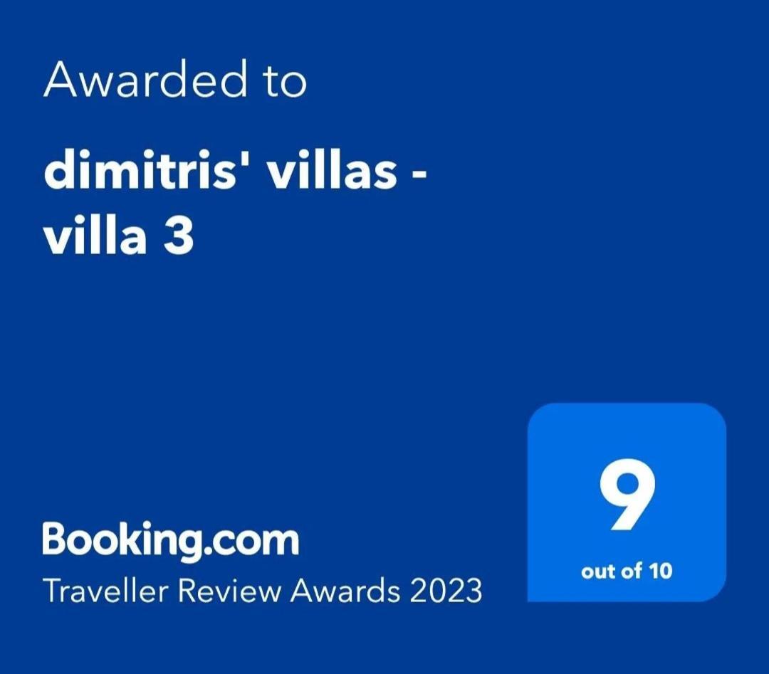 Dimitris' Villas - Villa 3 Órmos Panajías Eksteriør bilde